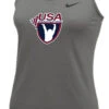 Nike Women's USA Weightlifting Balance Tank - Grey/Red/White/Blue