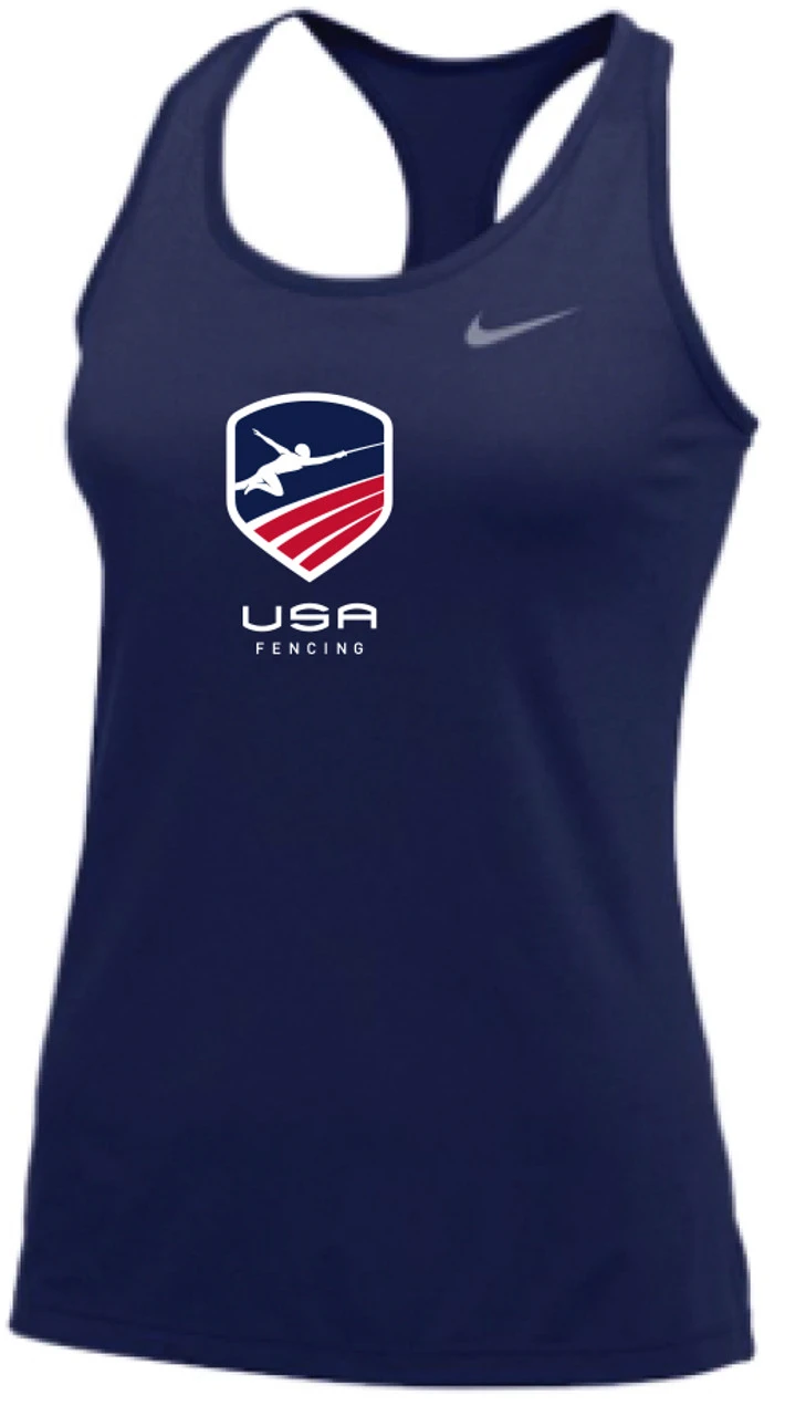 Nike Women's USAF Balance Tank - Navy/Red/White 1 Nike Women's USAF Balance Tank - Navy/Red/White