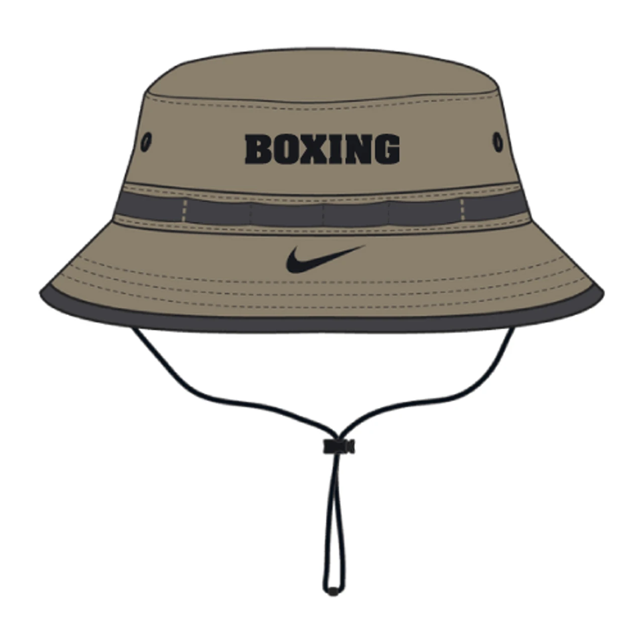 Nike Boxing Dri-Fit Bucket Hat - Khaki/Black 1 Nike Boxing Dri-Fit Bucket Hat - Khaki/Black