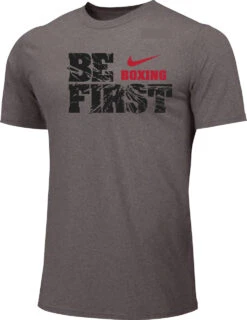 Nike Men's Boxing Be First Cotton Tee - Grey