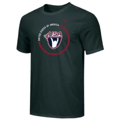 Nike Men's USA Weightlifting USA Circle Tee - Black