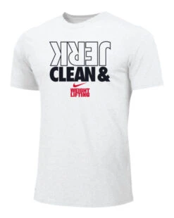 Nike Women's Weightlifting Clean And Jerk Tee - White/Black/Red