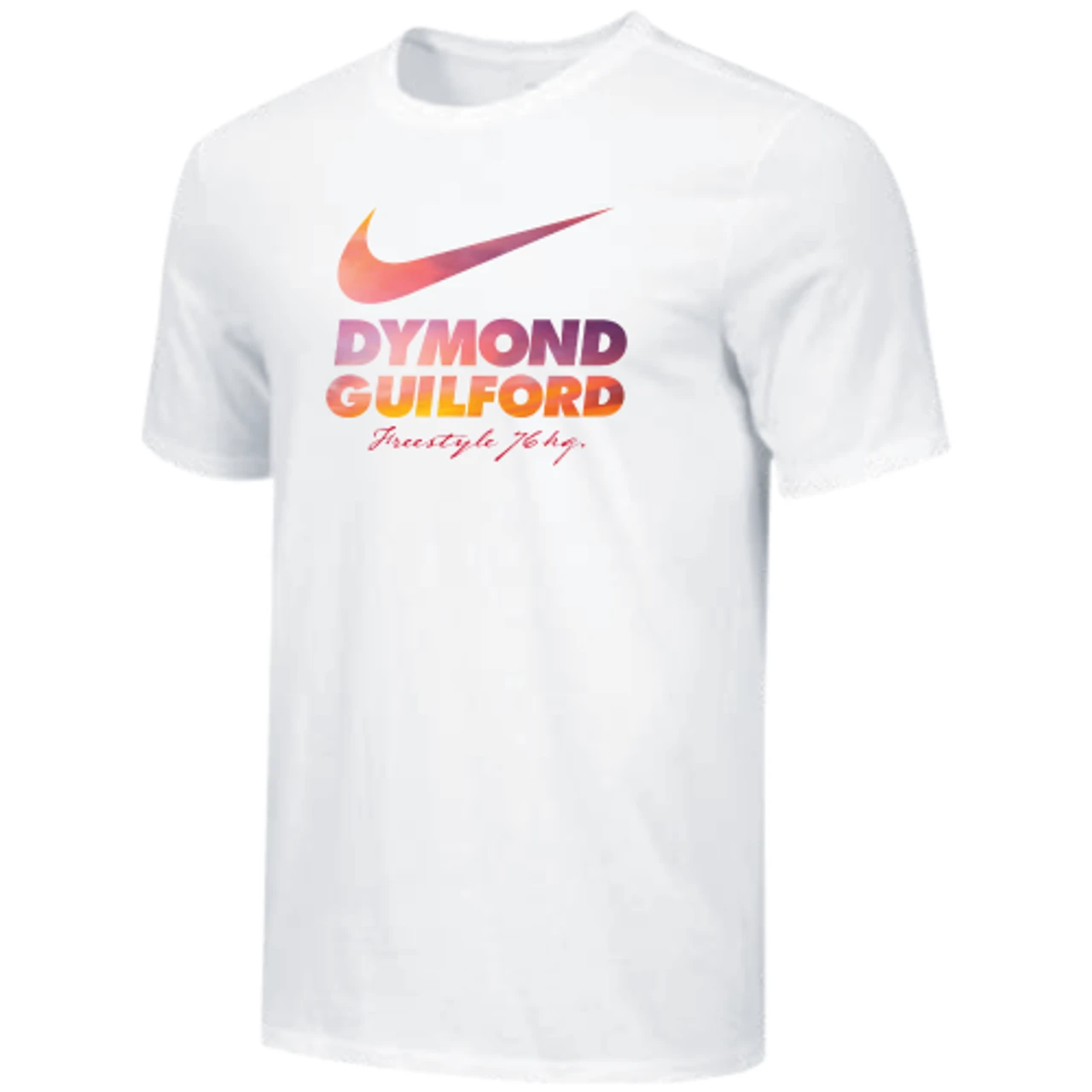 Nike Men's Dymond Guilford Sunset Tee - White 1 Nike Men's Dymond Guilford Sunset Tee - White