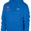 Nike Youth USA Wrestling Club Fleece Full Zip Hoodie - Royal