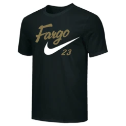 Nike Men's USA Wrestling Fargo 2023 Dri-Fit Cotton Tee - Black/Gold