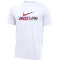 Nike Men's Wrestling Tee - Floral/White