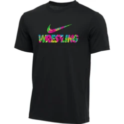 Nike Men's Wrestling Tee - Floral/Black