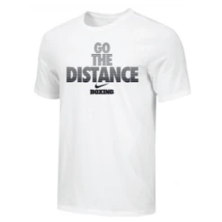 Nike Men's Boxing Go The Distance Tee - White/Black Fade