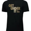 Nike Women's Weightlifting Get Under It Tee - Black/Gold