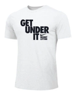 Nike Women's Weightlifting Get Under It Tee - White/Black