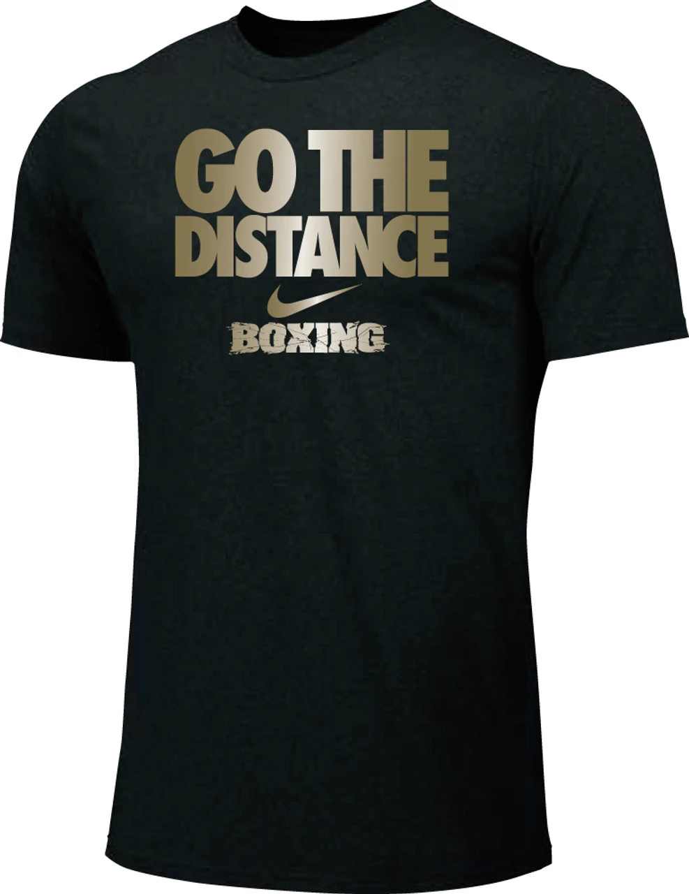 Nike Men's Boxing Go The Distance Cotton Tee - Black 1 Nike Men's Boxing Go The Distance Cotton Tee - Black