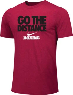 Nike Men's Boxing Go The Distance Cotton Tee - Red