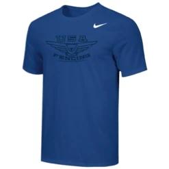 Nike Men's USA Fencing Legends Of The Piste Tee - Royal/Navy