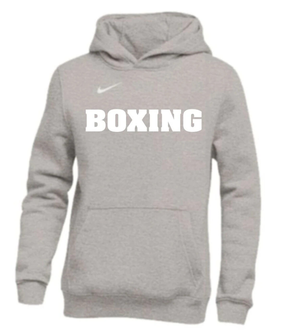 Nike Men's Boxing Club Fleece Hoodie - Grey 1 Nike Men's Boxing Club Fleece Hoodie - Grey