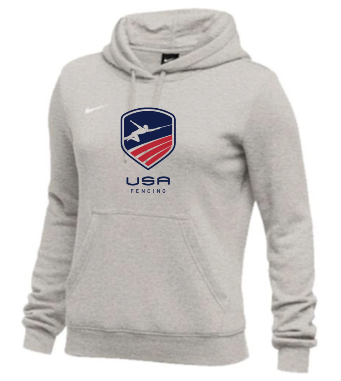 Nike Women's USAF Club Fleece Hoodie - Grey 1 Nike Women's USAF Club Fleece Hoodie - Grey