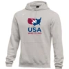 Nike Men's USA Wrestling Club Fleece Hoodie - Grey