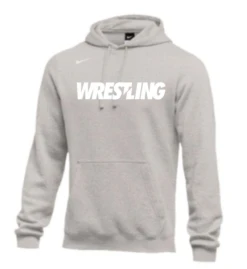 Nike Women's Wrestling Club Fleece Hoodie - Grey/White