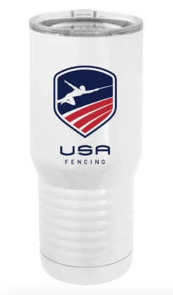 USAF Polar Camel Stainless Steel 20 Oz Travel Mug - White/Red/Blue