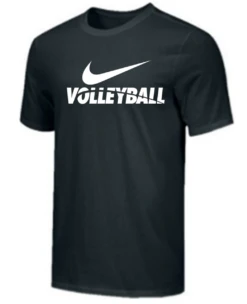 Nike Women's Volleyball Tee - Black/White
