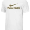 Nike Men's Volleyball Tee - White/Gold