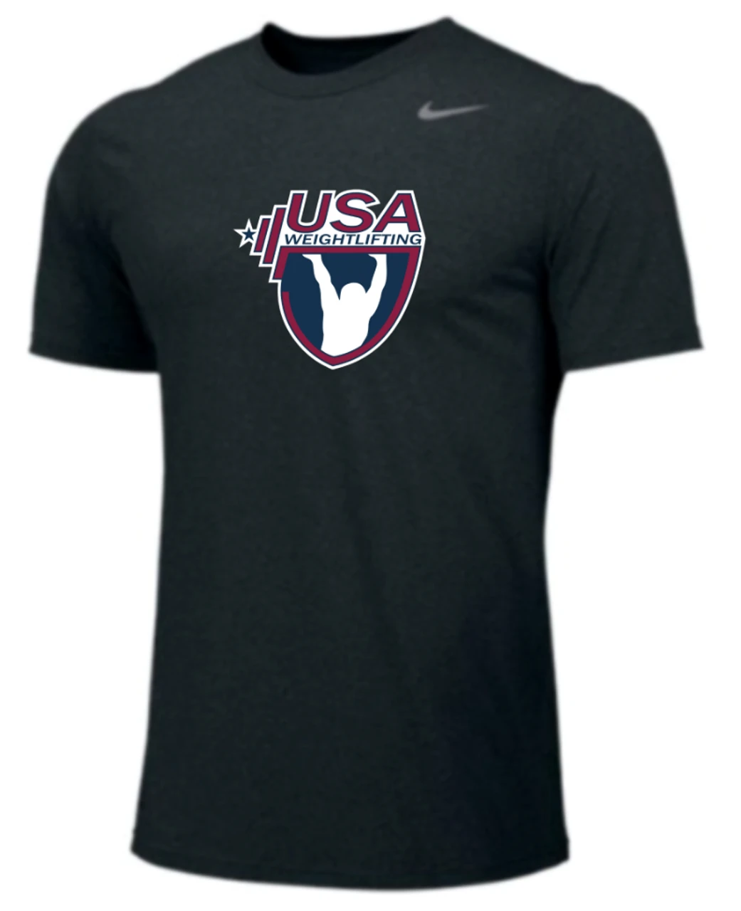 Nike Youth USA Weightlifting Team Legend SS Crew - Black 1 Nike Youth USA Weightlifting Team Legend SS Crew - Black