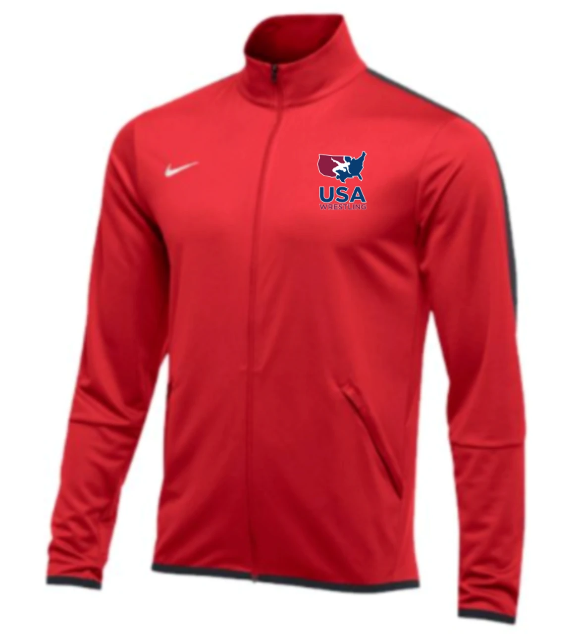 Nike Men's USA Wrestling Epic Jacket -Scarlet/Anthracite 1 Nike Men's USA Wrestling Epic Jacket -Scarlet/Anthracite