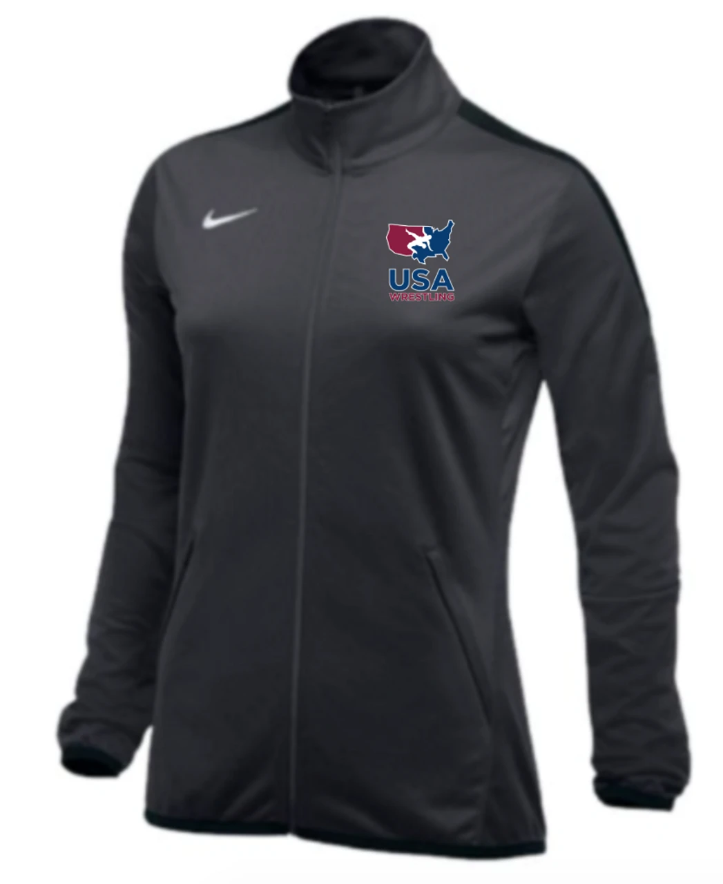 Nike Women's USA Wrestling Epic Jacket - Anthracite 1 Nike Women's USA Wrestling Epic Jacket - Anthracite