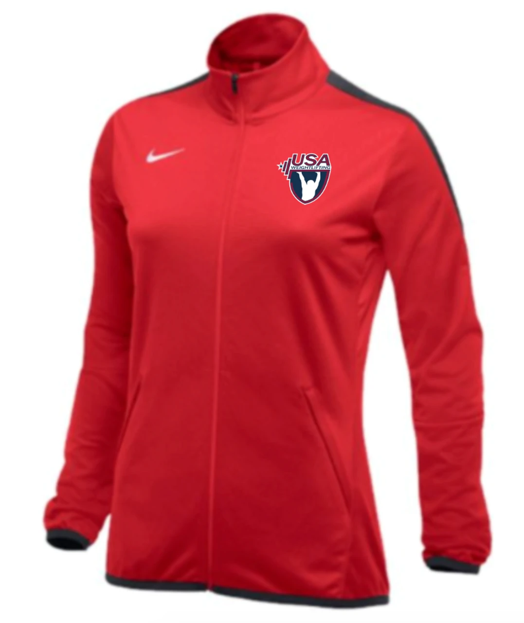 Nike Women's USA Weightlifting Epic Jacket - Scarlet/Anthracite 1 Nike Women's USA Weightlifting Epic Jacket - Scarlet/Anthracite