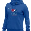 Nike Women's USA Wrestling Club Fleece Pullover Hoodie - Royal