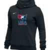 Nike Women's USA Wrestling Club Fleece Pullover Hoodie - Black