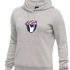 Nike Women's USA Weightlifting Club Fleece Pullover Hoodie - Heather Grey