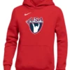 Nike Youth USA Weightlifting Club Fleece Pullover Hoodie - Scarlet