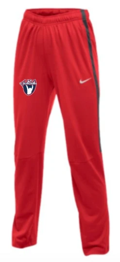 Nike Women's USA Weightlifting Epic Pant - Scarlet/Anthracite