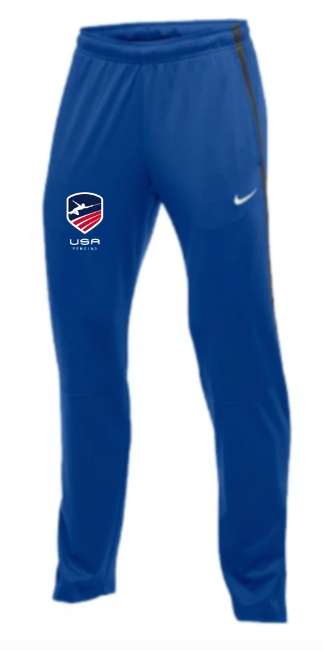 Nike Men's USA Fencing Epic Pant - Royal/Anthracite 1 Nike Men's USA Fencing Epic Pant - Royal/Anthracite