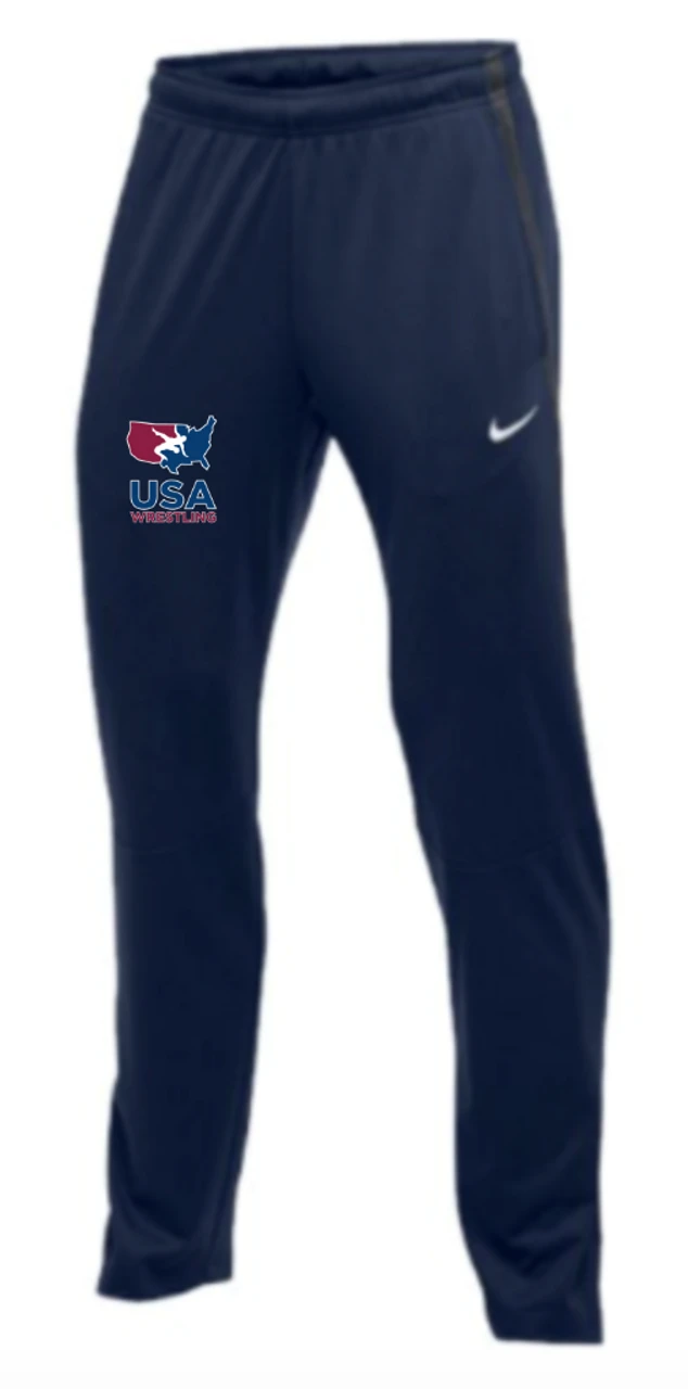 Nike Men's USA Wrestling Epic Pant - Navy/Anthracite 1 Nike Men's USA Wrestling Epic Pant - Navy/Anthracite