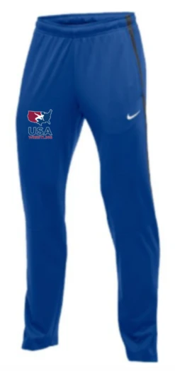 Nike Men's USA Wrestling Epic Pant - Royal/Anthracite