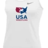 Nike Women's USA Wrestling Balance Tank - White