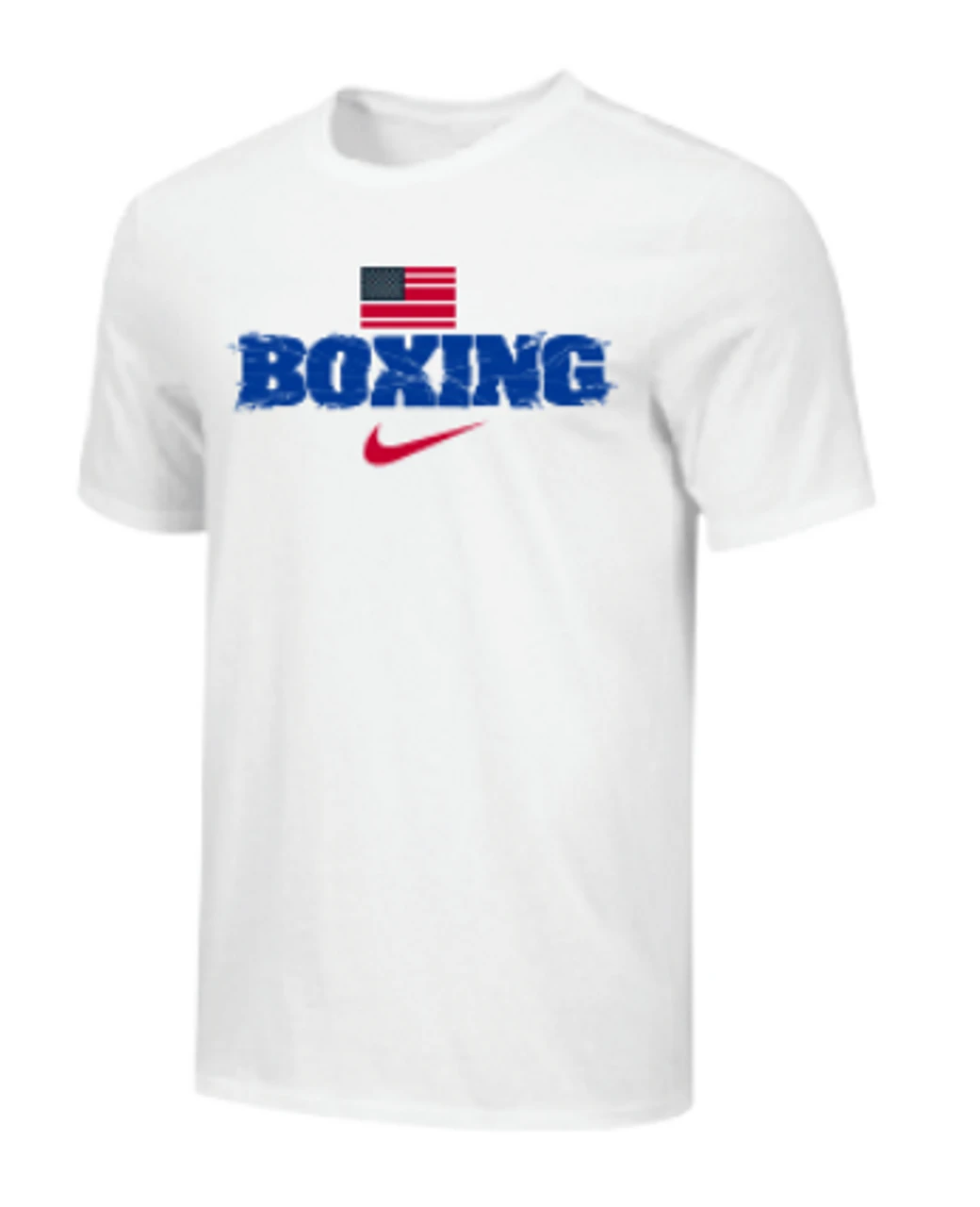 Nike Youth Boxing USA Flag Tee - White 1 Nike Youth Boxing USA Flag Tee - White