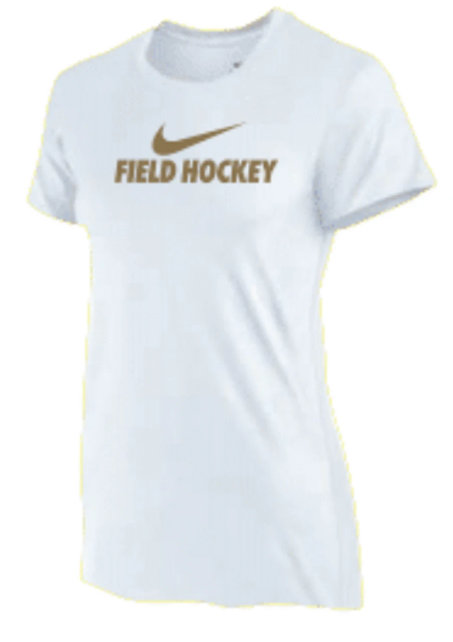 Nike Women's Field Hockey Tee - White 1 Nike Women's Field Hockey Tee - White
