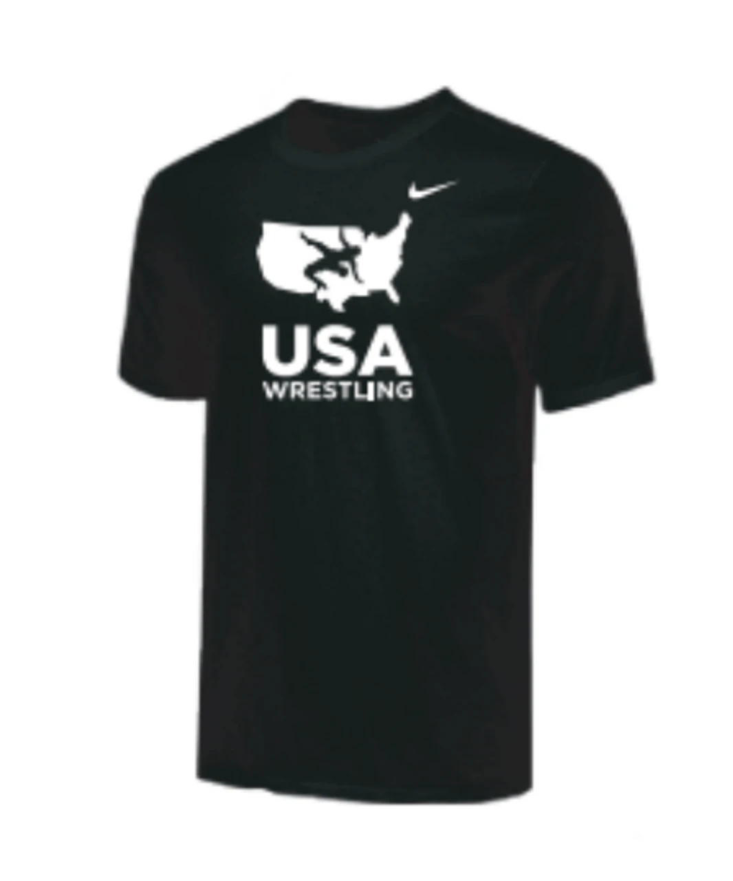 Nike Men's USA Wrestling Tee - Black/White 1 Nike Men's USA Wrestling Tee - Black/White