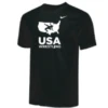 Nike Youth USA Wrestling Tee - Black/White
