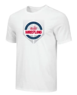 Nike Men's Wrestling Shield Tee - White
