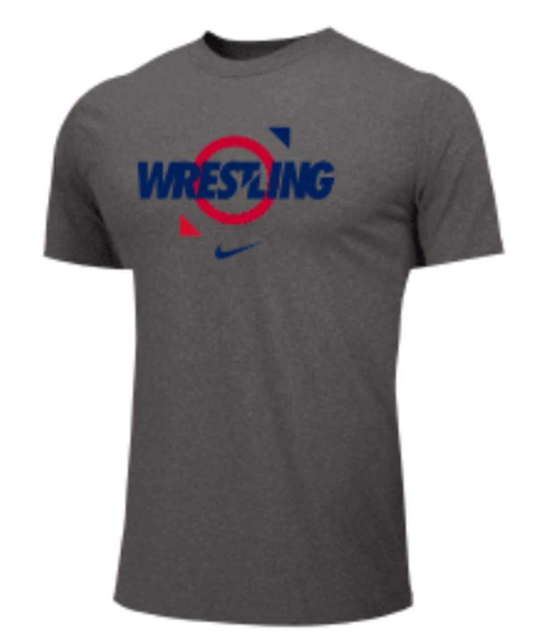Nike Men's Wrestling Tee - Grey/Red/Blue 1 Nike Men's Wrestling Tee - Grey/Red/Blue