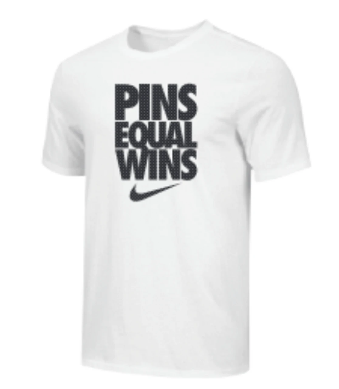Nike Youth Wrestling Pins Equals Wins Tee - White 1 Nike Youth Wrestling Pins Equals Wins Tee - White