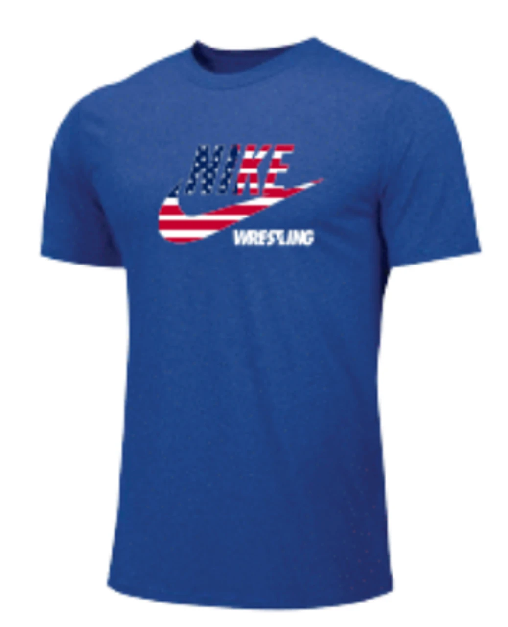 Nike Men's Wrestling Sportswear Flag Tee - Royal 1 Nike Men's Wrestling Sportswear Flag Tee - Royal