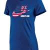 Nike Women's Wrestling USA Flag Tee - Royal