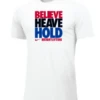 Nike Men's Weightlifting Believe Heave Hold Tee - White