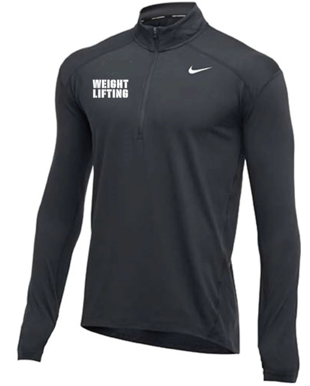 Nike Men's Weightlifting 1/2 Zip Top - Charcoal 1 Nike Men's Weightlifting 1/2 Zip Top - Charcoal