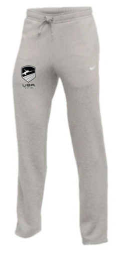 Nike Men's USA Fencing Club Fleece Pant - Heather Grey/Monocrome