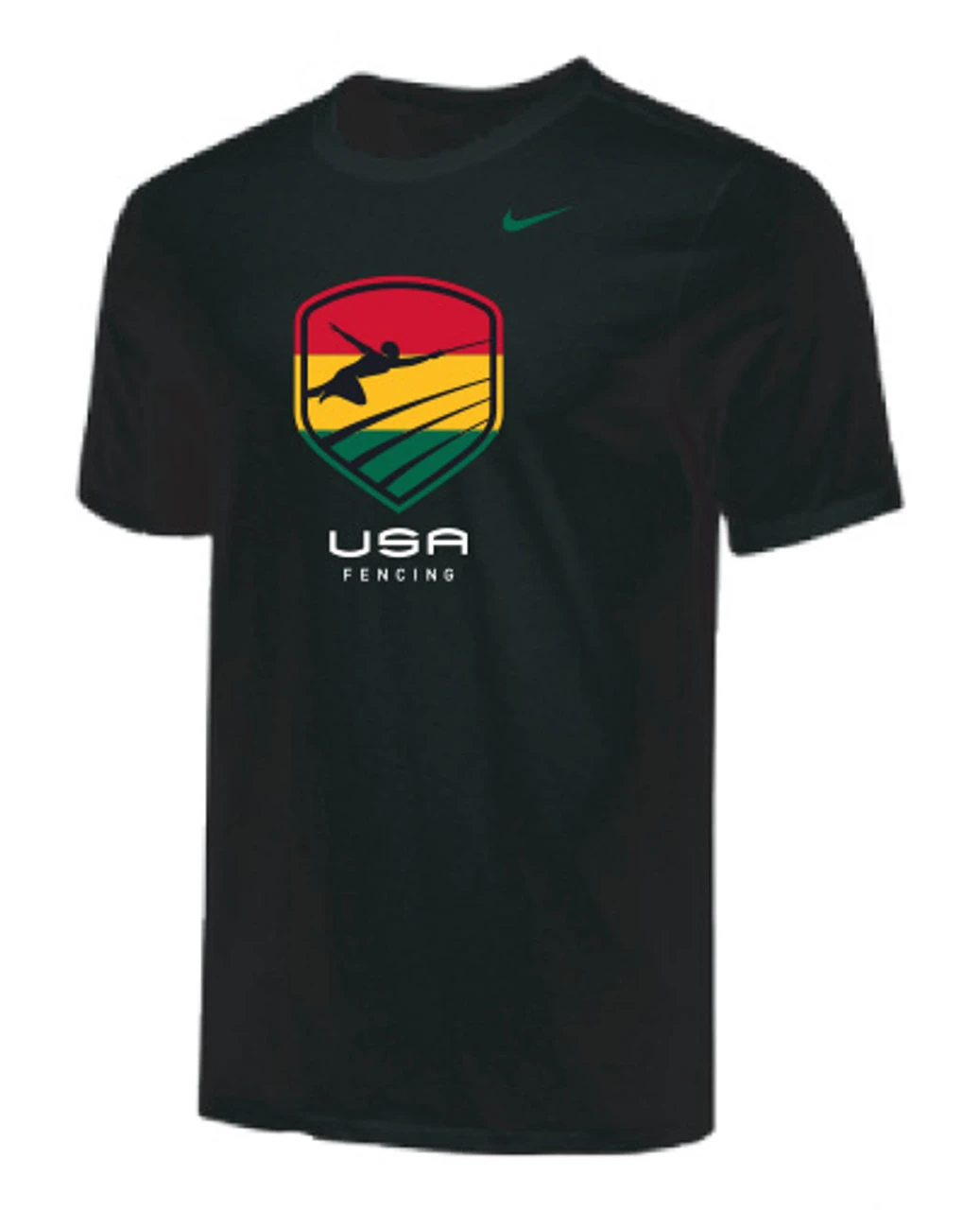 Nike Men's USA Fencing Black History Month Tee - Black 1 Nike Men's USA Fencing Black History Month Tee - Black